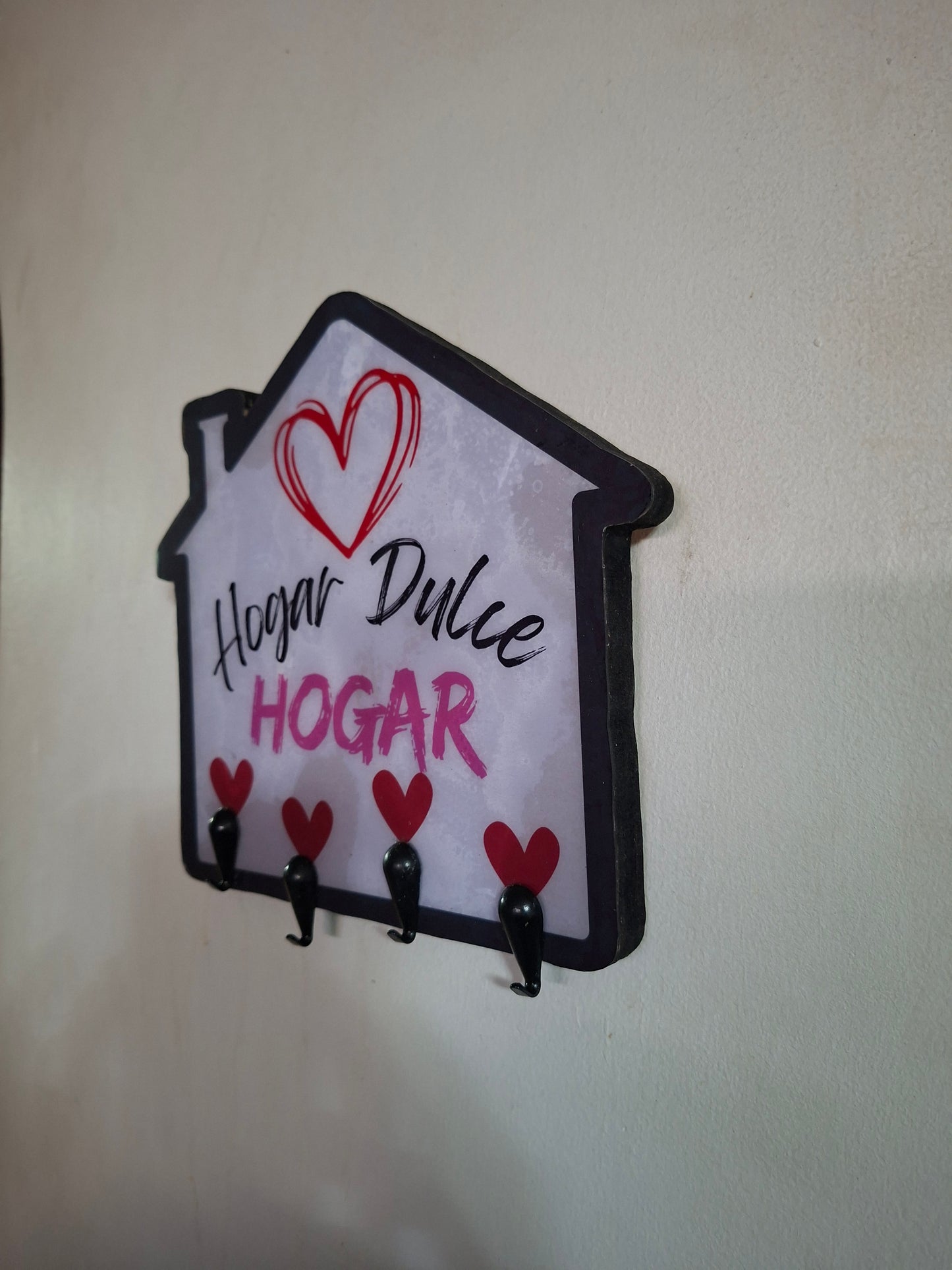 Perchero Hogar Dulce Hogar (llaveros)✨