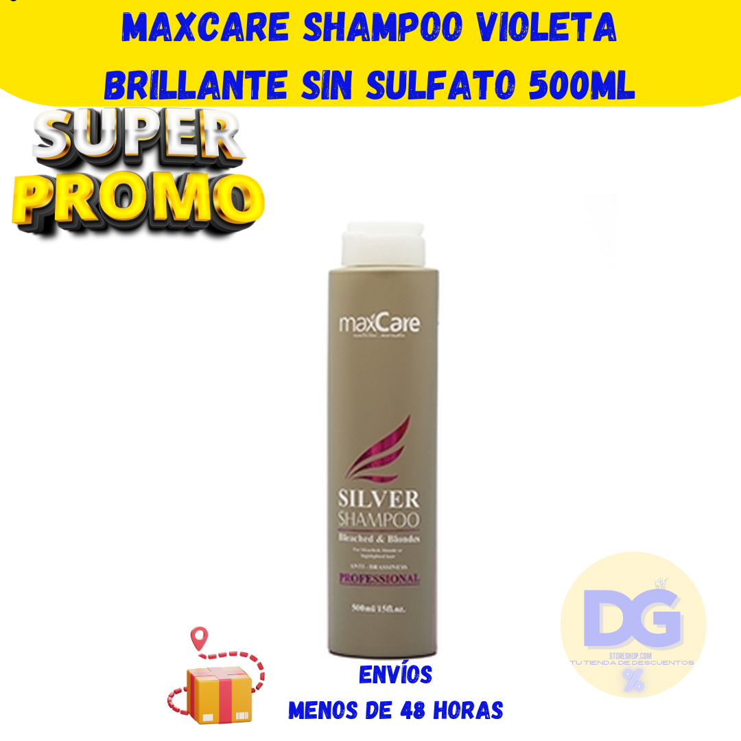 MaxCare Shampoo Violeta Brillante Sin Sulfato 500ml