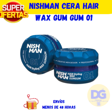 NISHMAN Cera HAIR WAX Gum Gum 01