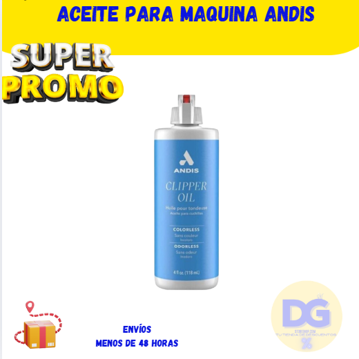 ANDIS Aceite Para Lubricante Maquinas Cuchillas118ml