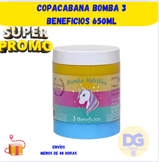 COPACABANA Bomba 3 Beneficios 650ml