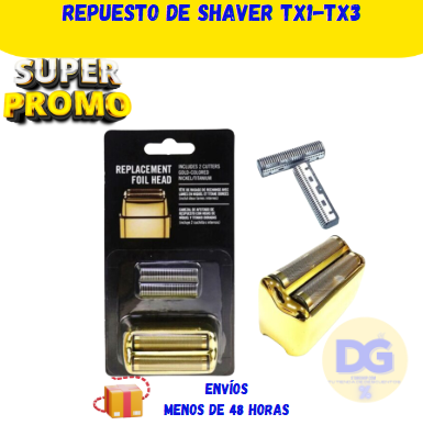 Cabezal Repuesto Maquina Electrica Shaver Rasuradora Tx1/Tx3