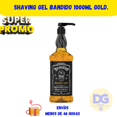 BANDIDO Shaving Gel 1000ml – Gold