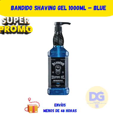 BANDIDO Shaving Gel 1000ml – Blue