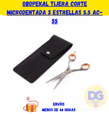 OBOPEKAL TIJERA CORTE MICRODENTADA 3 ESTRELLAS 5,5 AC-55