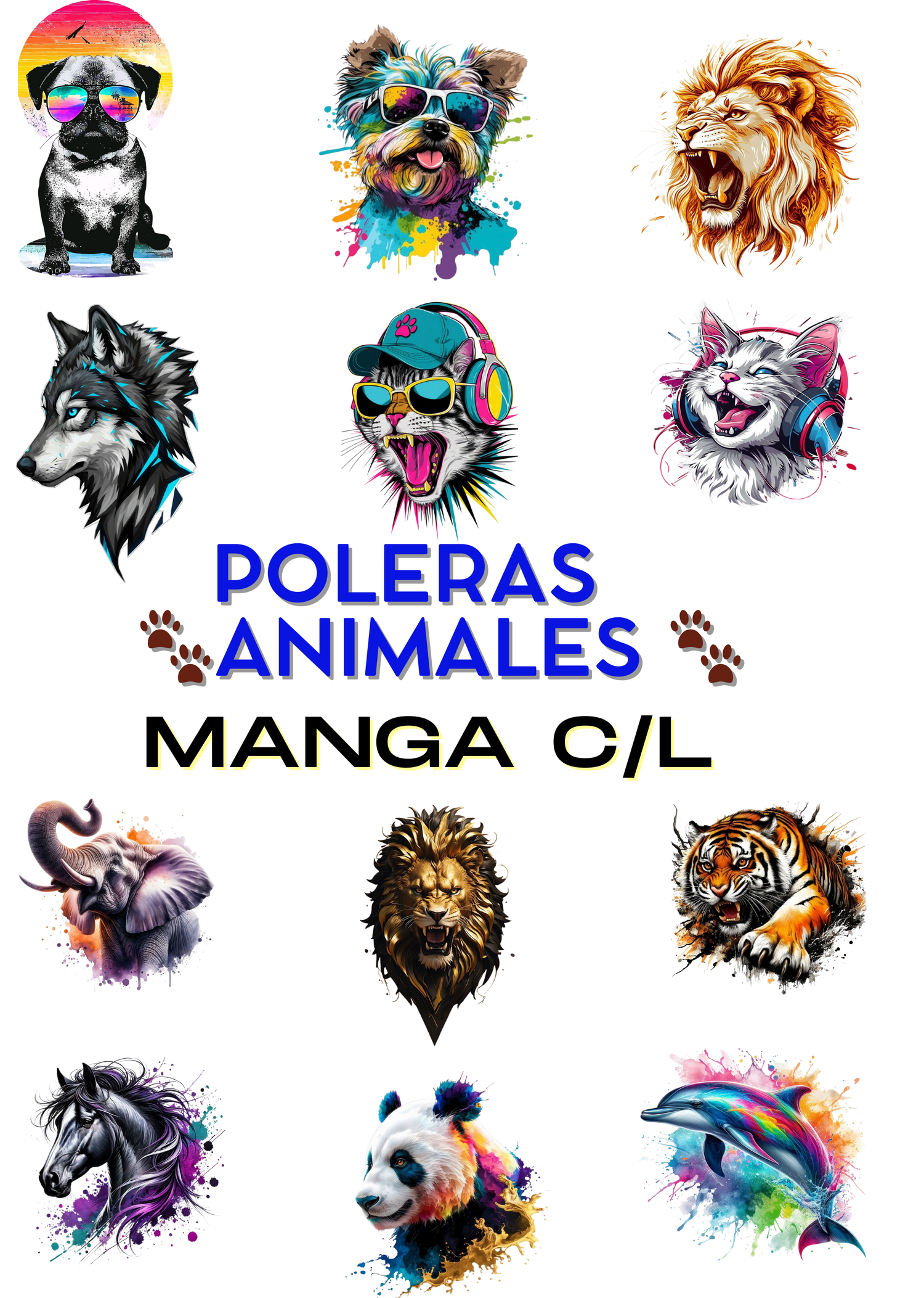 Poleras Animales 🐾