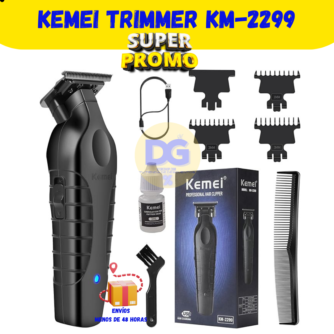 Cortadora de Pelo Trimmer Kemei® 2299