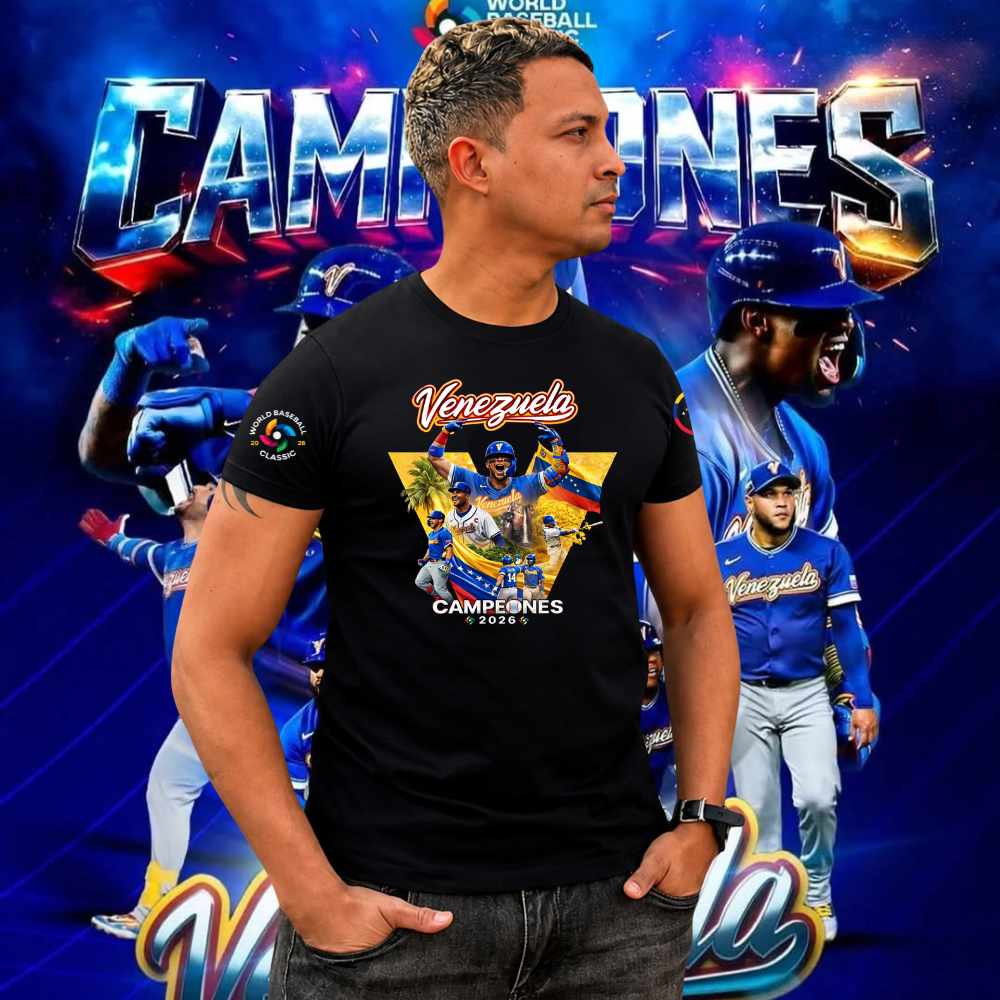 Polera Beisbol Campeones del Mundo