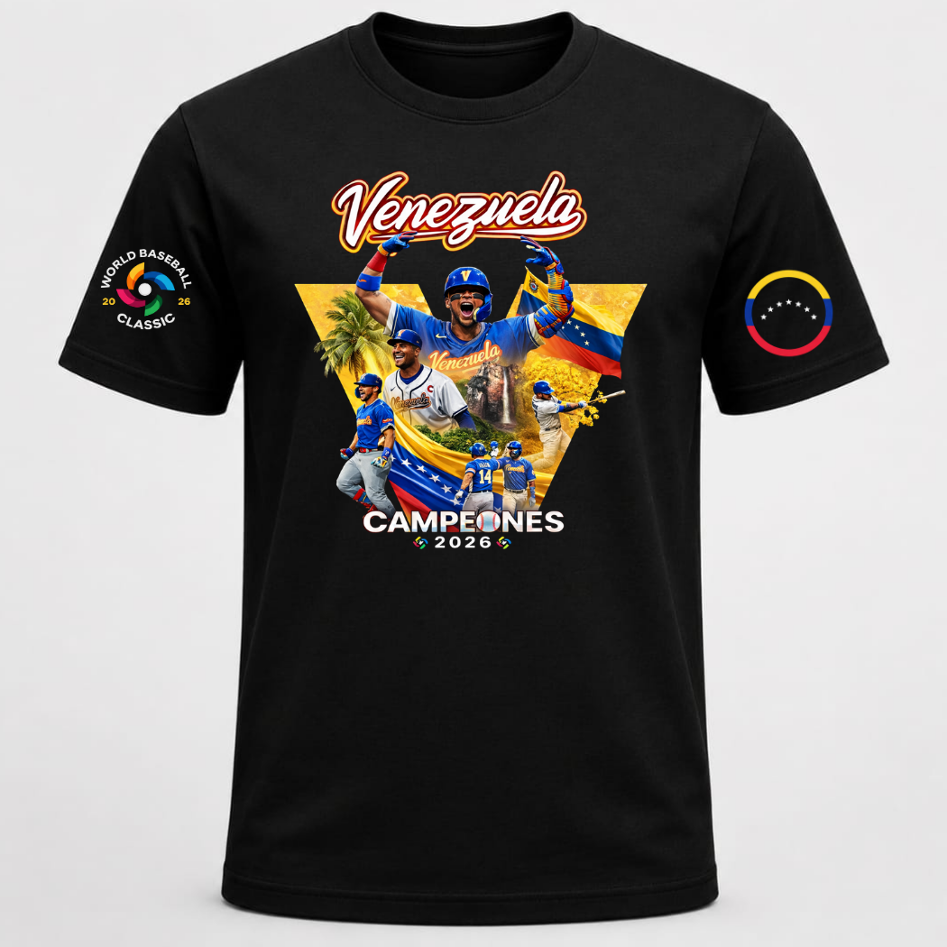 Polera Beisbol Campeones del Mundo
