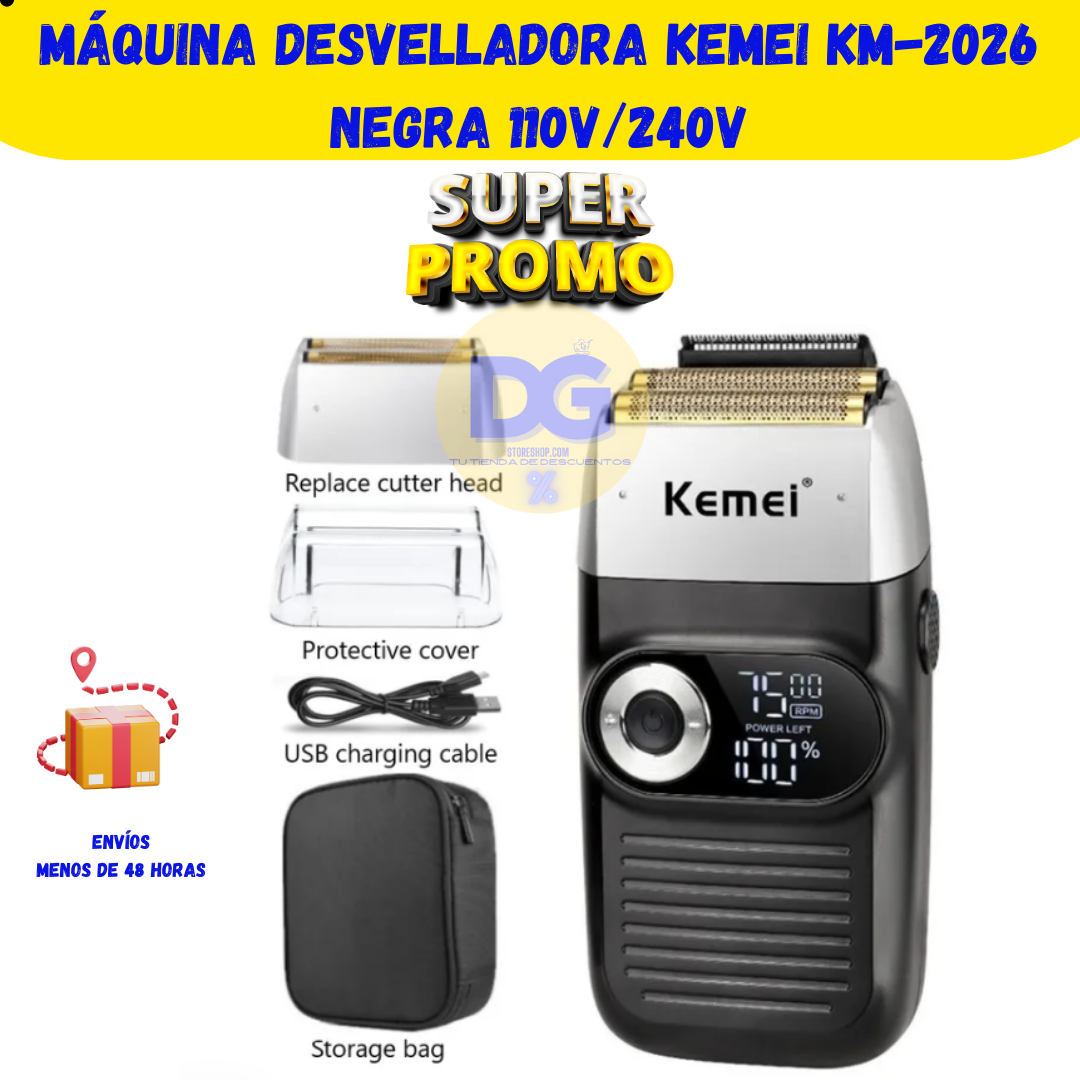 Kemei Vaiven Doble Neto Flotante Corte Hombres Electrico KM-2026 ✨