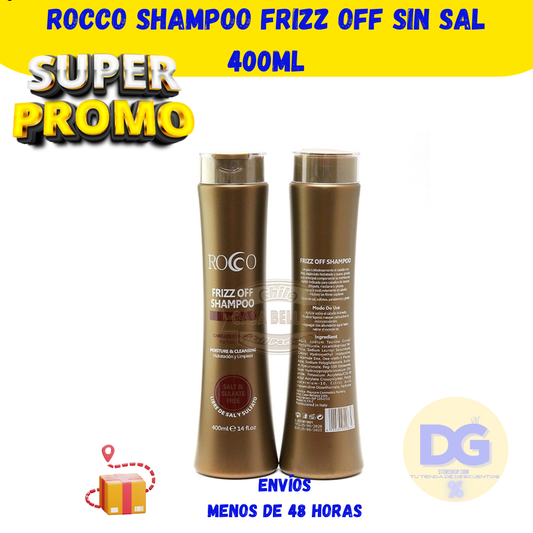 ROCCO Shampoo Frizz Off Sin Sal 400ml