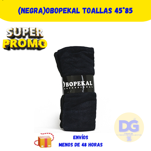 (Negra)OBOPEKAL Toallas 45*85