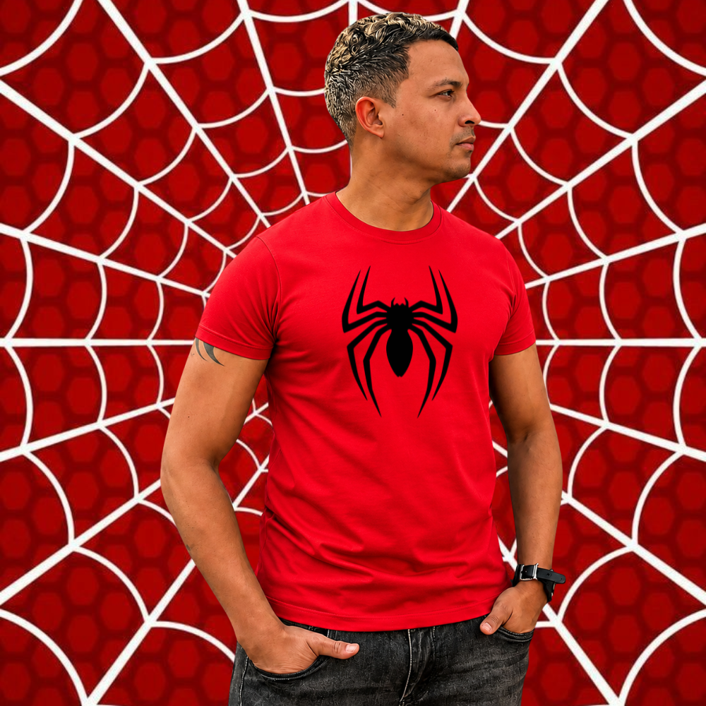 Polera Spiderman 100% Algodón Premium
