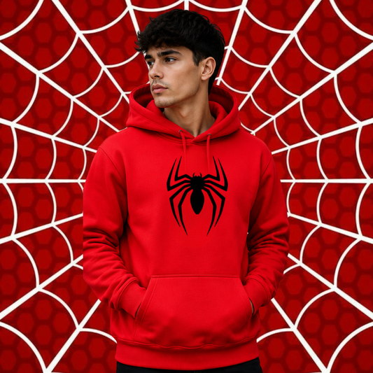 Polerón Spiderman Rojo