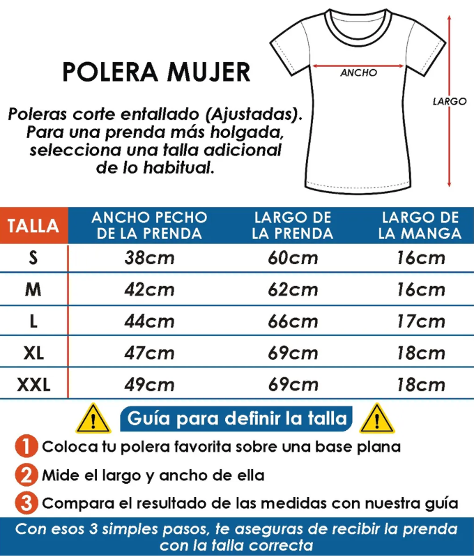 Promoción 5 Poleras de MUJER Emprendedora Estampadas 10x10cm (Con tu Logo)