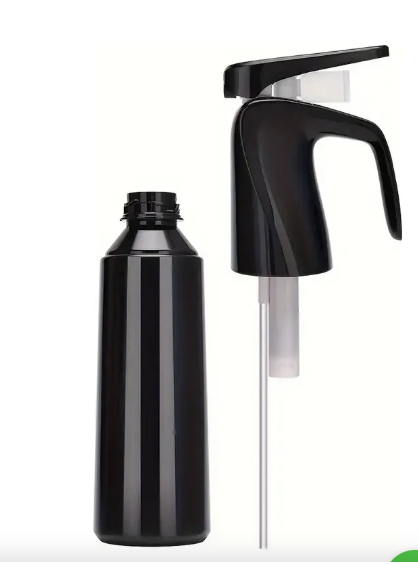 (Negro) Rociador Pulverizador Atomizador Profesional 200ml