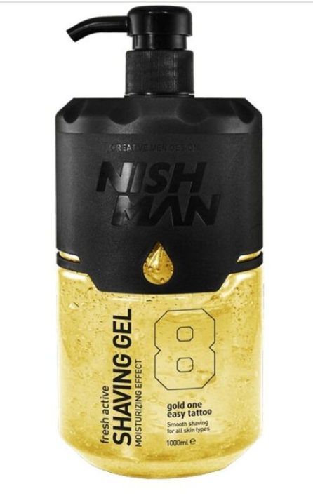 NISHMAN (8) Gel de Afeitar Gold One 1Litro
