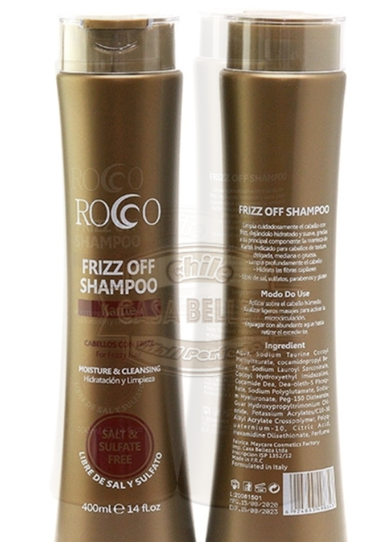 ROCCO Shampoo Frizz Off Sin Sal 400ml