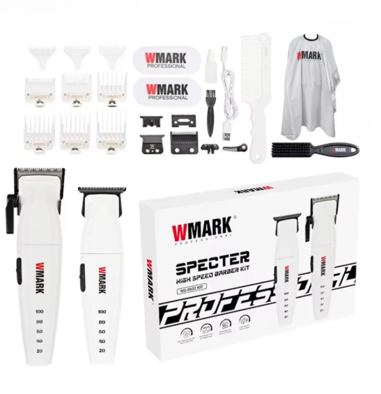 Barber Combo WMARK Spector NG-8632 Cortadora + Trimmer 9000RPM