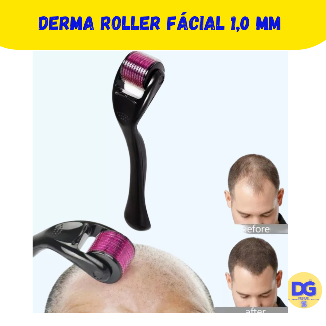 Derma Roller Rodillo Estimulador De Crecimiento para Aplicar Minoxidil