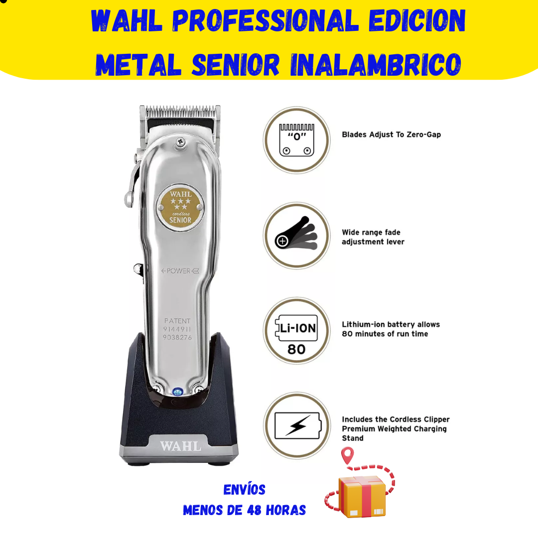 WAHL PROFESSIONAL EDICION METAL SENIOR INALAMBRICO