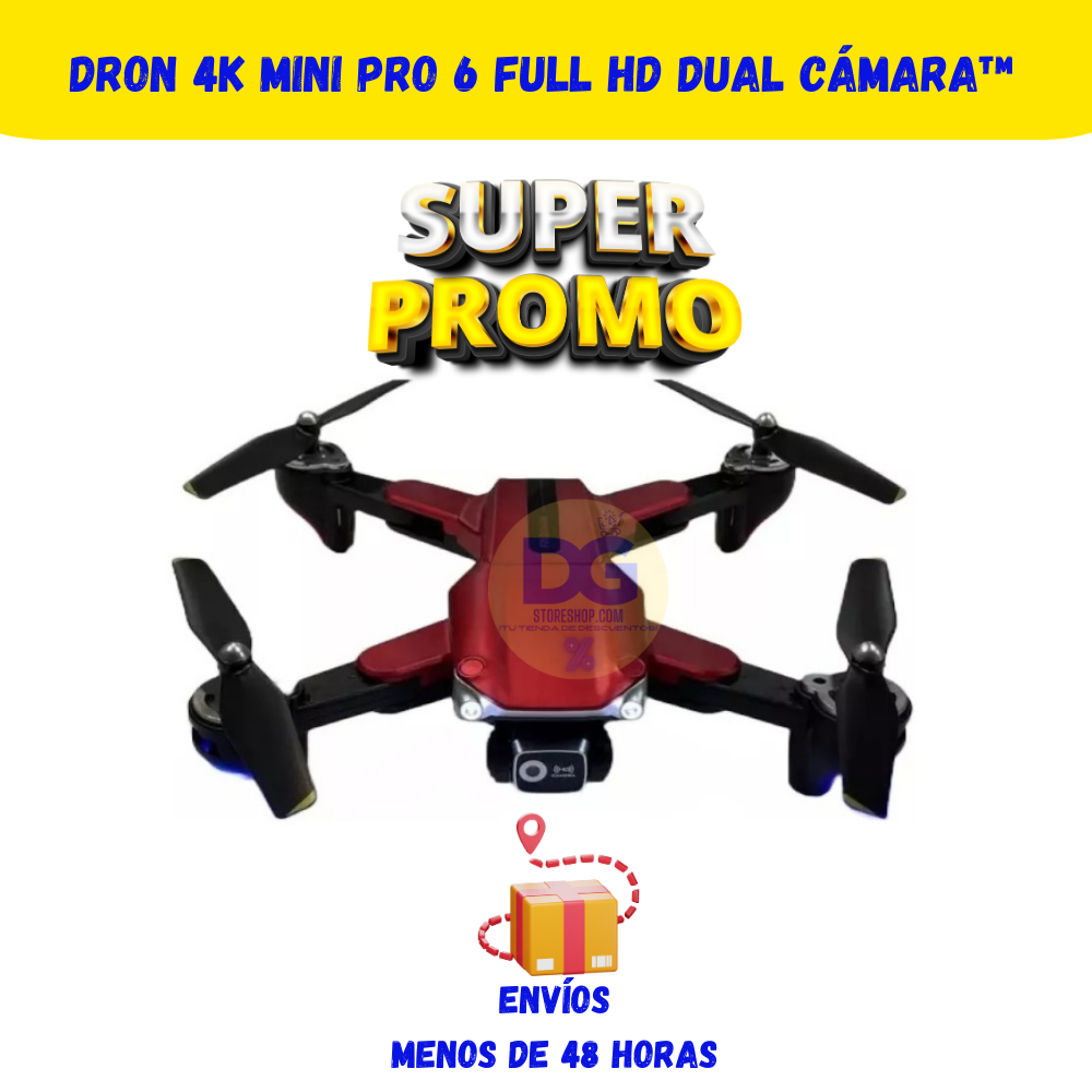 Dron 4k mini pro 6 full HD Dual Cámara™
