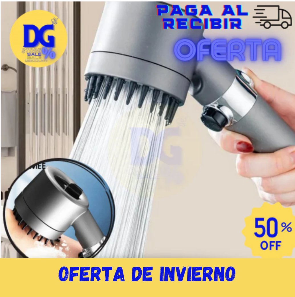 Ducha Masajeadora AquaSpa™ (4 en 1 - Paga al Recibir) 🚿🫧💧