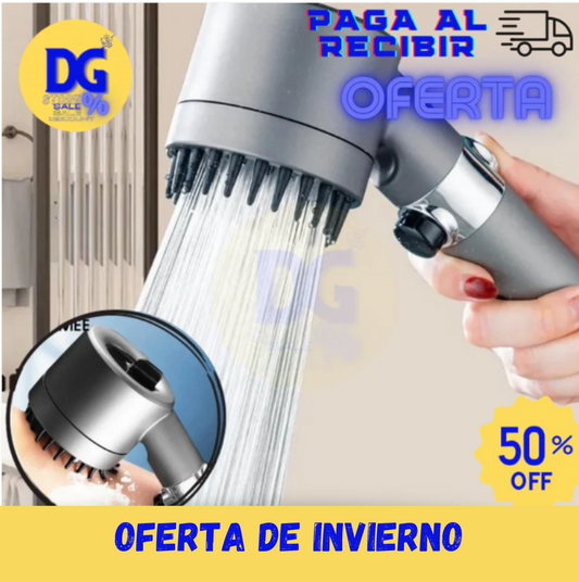 Ducha Masajeadora AquaSpa™ (4 en 1 - Paga al Recibir) 🚿🫧💧