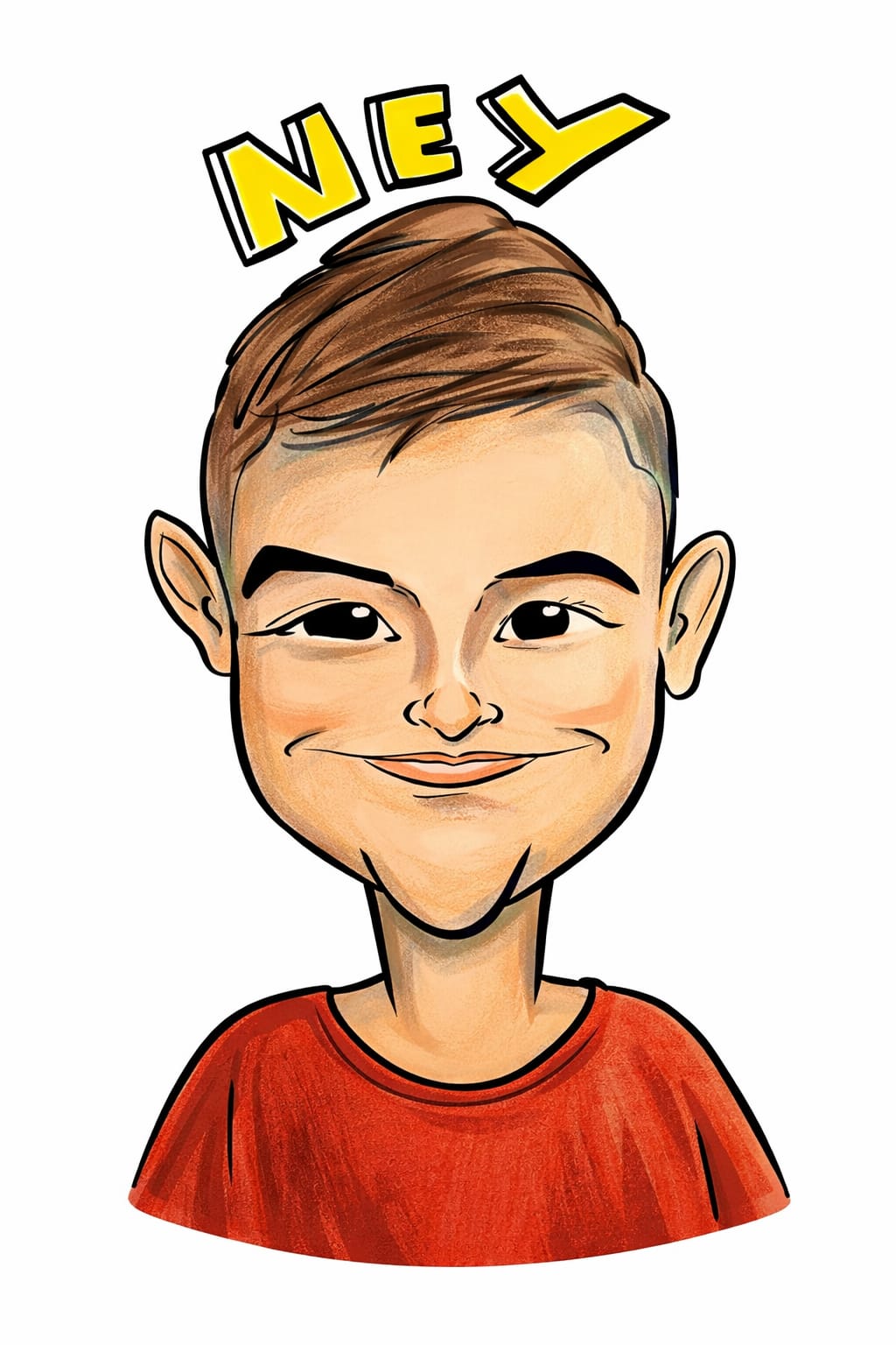 Caricatura en Polera Personalizada