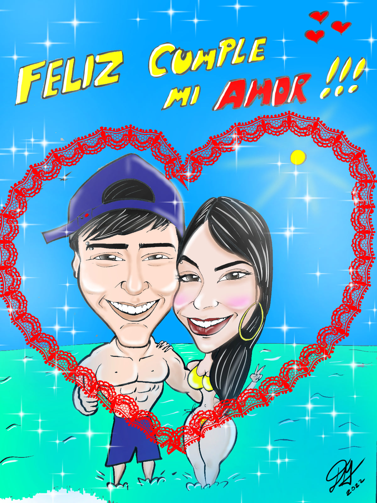 "¡Transforma tu Rostro en una Obra de Arte: Caricaturas Personalizadas!" 🎁