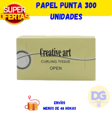 Papel Punta de 300 Unidades