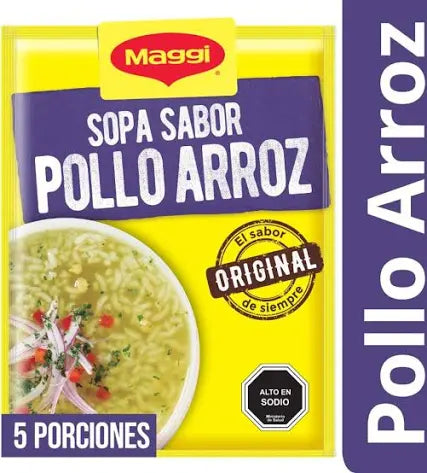 Sopa pollo Arroz