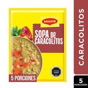 Sopa caracolitos