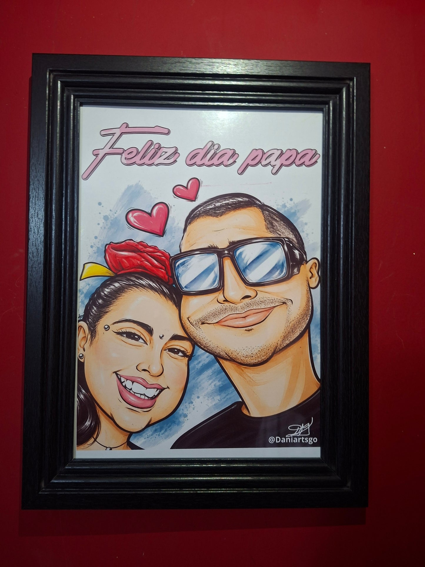 Marco para tu Caricatura o Foto en (tamaño A4)