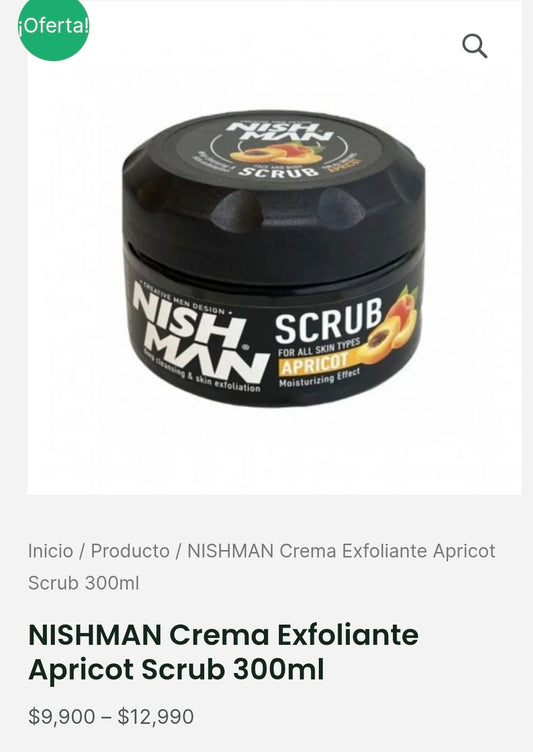 NISHMAN Crema Exfoliante Apricot Scrub 300ml