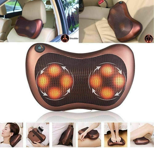 Masajeador Eléctrico™ Cuello Cojín Lumbar (AntiEstrés - Paga Al Recibir)