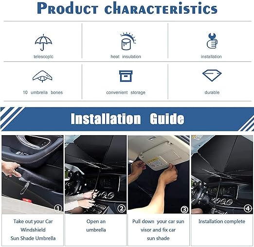 Parasol Plegable para Auto Protección UV™  🛡️🔆- (Paga al Recibir)